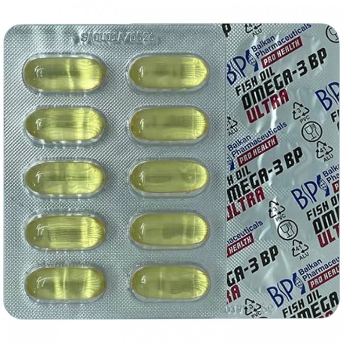 Ulei de peste Balkan Pharmaceuticals OMEGA-3 BP ULTRA softgels N30 BF1254 - 3