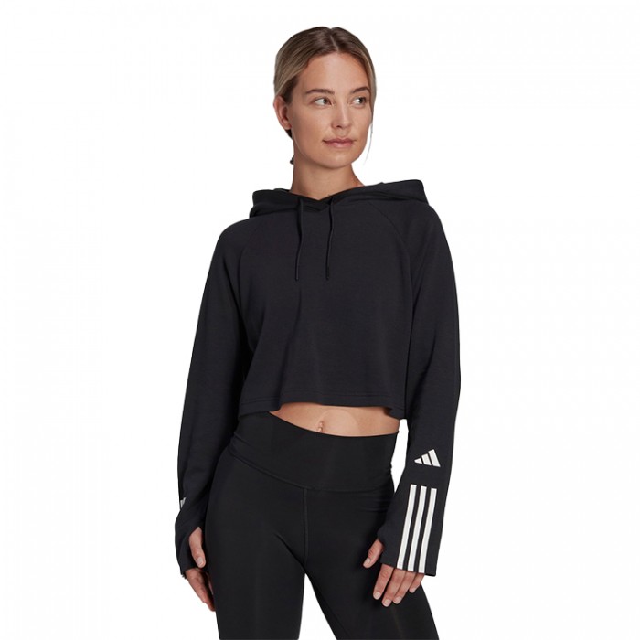 Толстовка Adidas W TR-ES COT HD HN5554 - 4