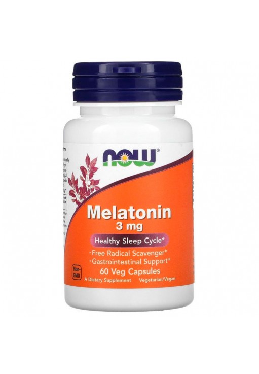 Витамины Now Foods MELATONIN 3mg  60 VCAPS