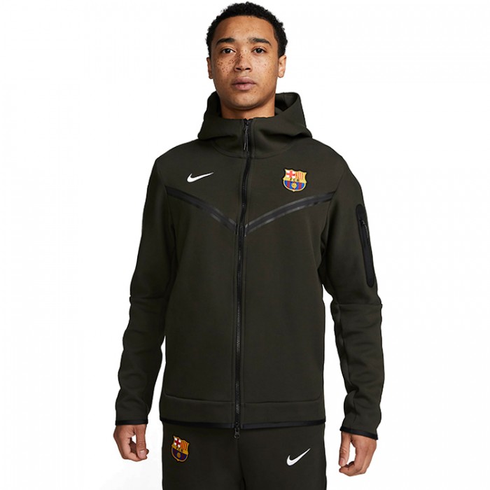 Толстовка Nike FCB MNSW TCH FLC HOODIE FZWR DV5554-355 - 4