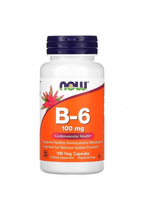 Витамины Now Foods B-6 100mg  100 VCAPS