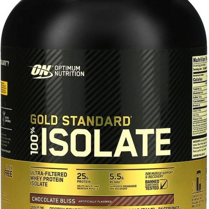 Изолят протеина Optimum Nutrition ON GS ISOLATE GF CHOCOLATE BLISS 1.64LB 1086458 - изображение №3