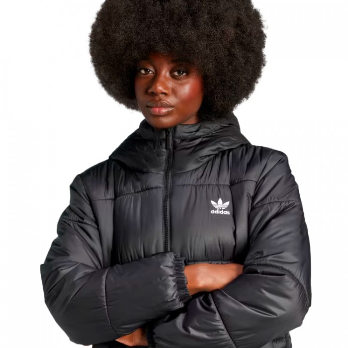 Куртка Adidas LONG PUFFER IW5858 - изображение №3