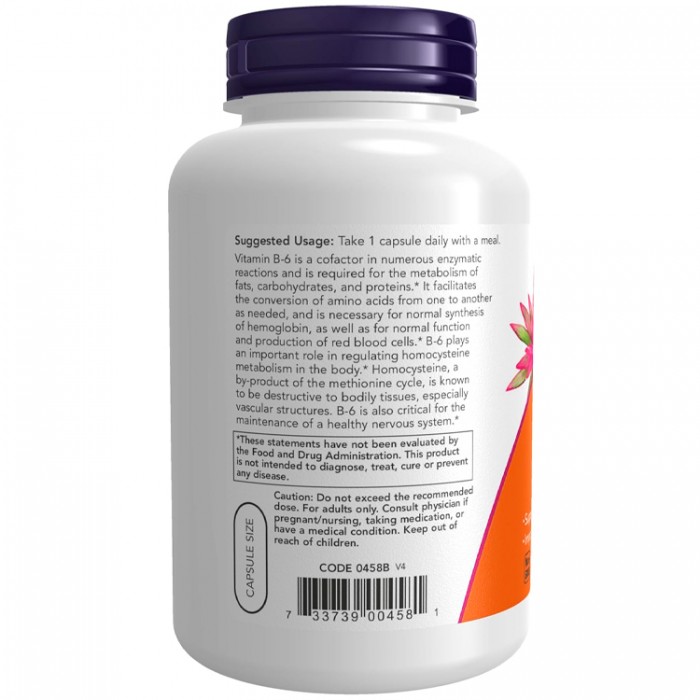 Витамины Now Foods B-6 NF0458 - 2