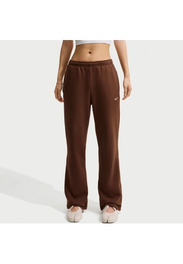 Pantaloni Nike Studio Fleece Mid-Rise Open-Hem Trousers