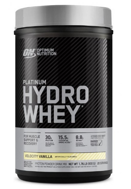 Гидролизат протеина Optimum Nutrition ON PLAT HYDRO GF VANILLA RFM 1.75 LB