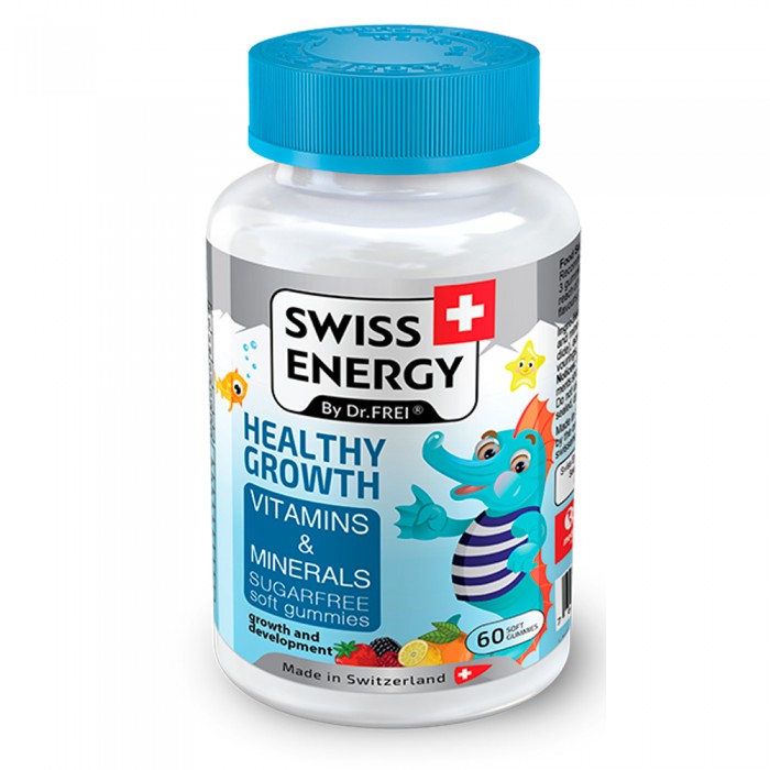 Витамины Swiss Energy Swiss Energy HEALTHY GROWTH jelly N60 HEALTHY-GROWTH-N60