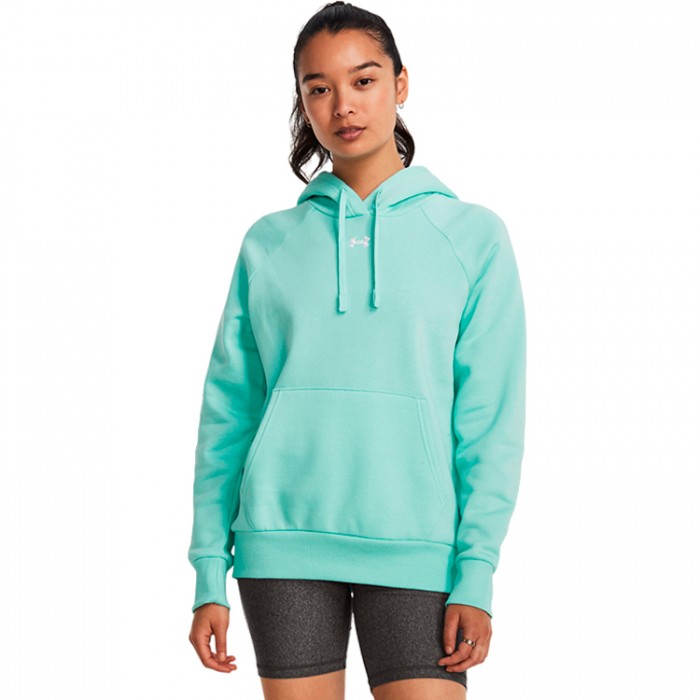 Толстовка Under Armour UA RIVAL FLEECE HOODIE 1379500-361 - изображение №2