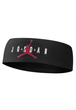 Повязка на голову Nike JORDAN FURY HEADBAND GRAPHIC BLACK/GYM RED/WHITE OSFM