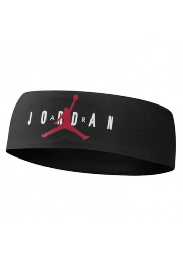 Повязка на голову Nike JORDAN FURY HEADBAND GRAPHIC BLACK/GYM RED/WHITE OSFM