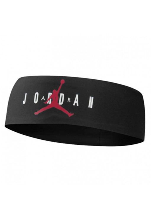 Повязка на голову Nike JORDAN FURY HEADBAND GRAPHIC BLACK/GYM RED/WHITE OSFM
