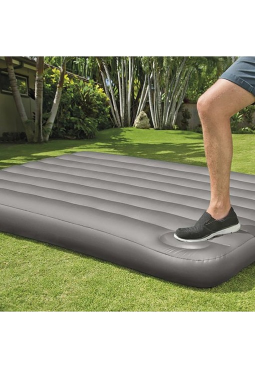 Надувной матрас с насосом INTEX VELUR DOWNY