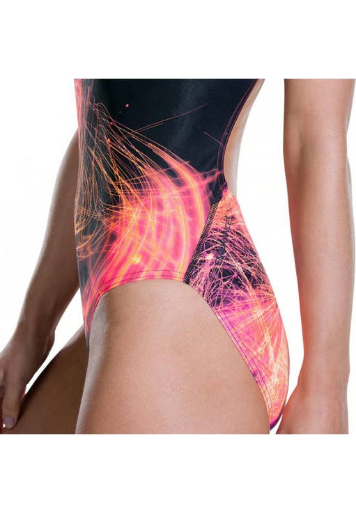 Costum p/u inot Speedo PLMT/DIGI PBCK 2 AF BLACK/PINK