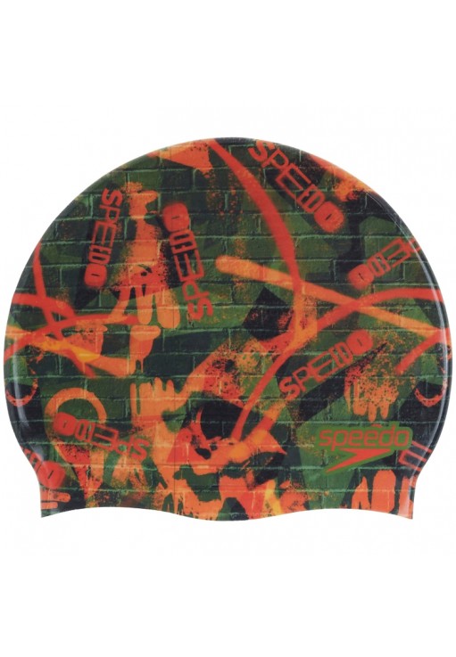 Силиконовая шапочка для плавания Speedo DIGITAL PRINTED CAP AU