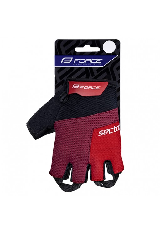 Manusi p/biciclisti Force SECTOR gel