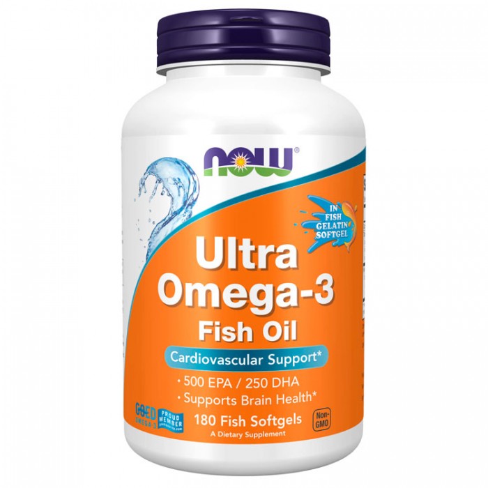 Витамины Now Foods ULTRA OMEGA 3 FISH OIL   180 SGELS NF1662