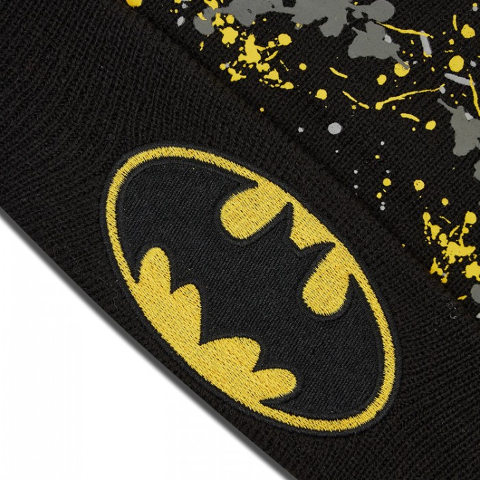 Шапка New Era CHYT PAINT SPLAT CUFF KNIT BATMAN 60141663 - изображение №2