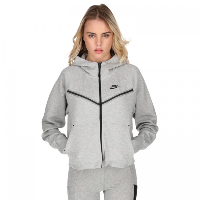 Толстовка Nike W NSW TCH FLC WR HOODIE FZ CW4298-063 - 5