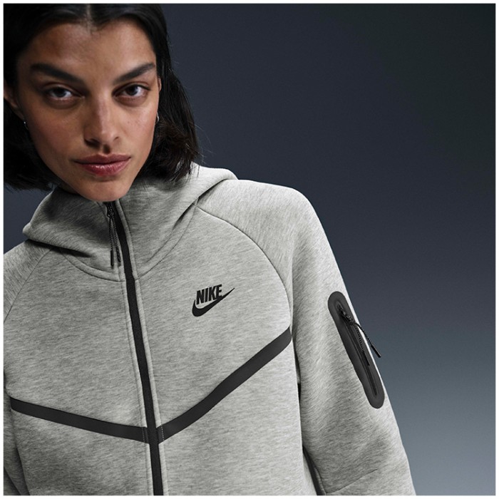 Толстовка Nike W NSW TCH FLC WR FZ HDY 2 HV6747-063 - 2