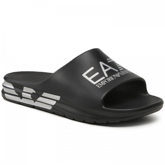 Шлепанцы EA7 EMPORIO ARMANI WATER SPORTS CRUSHER XBP008-XK337-N763 - изображение №4