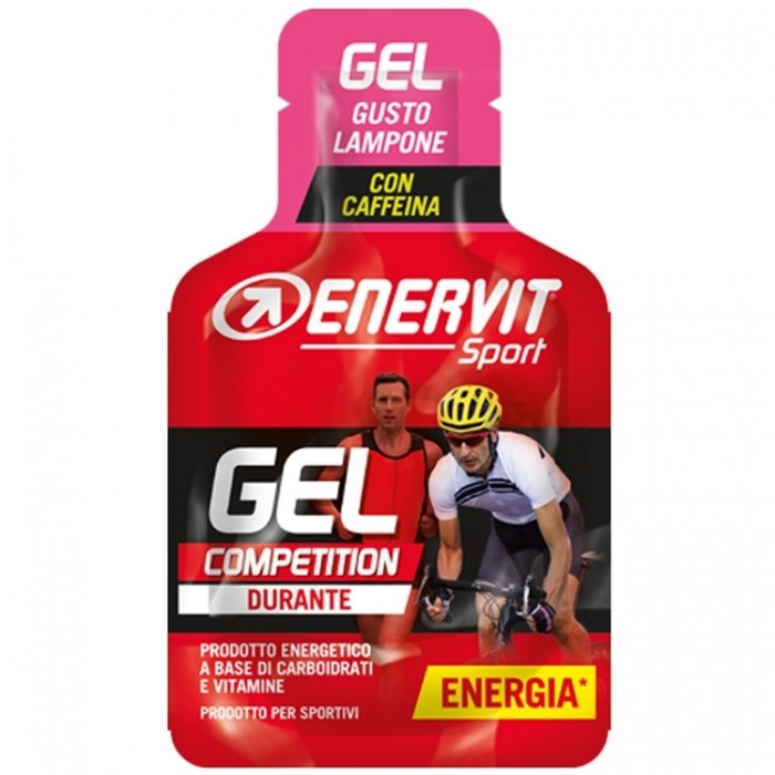 Энергетические добавки ENERVIT Gel+ caffeine raspberry 26364