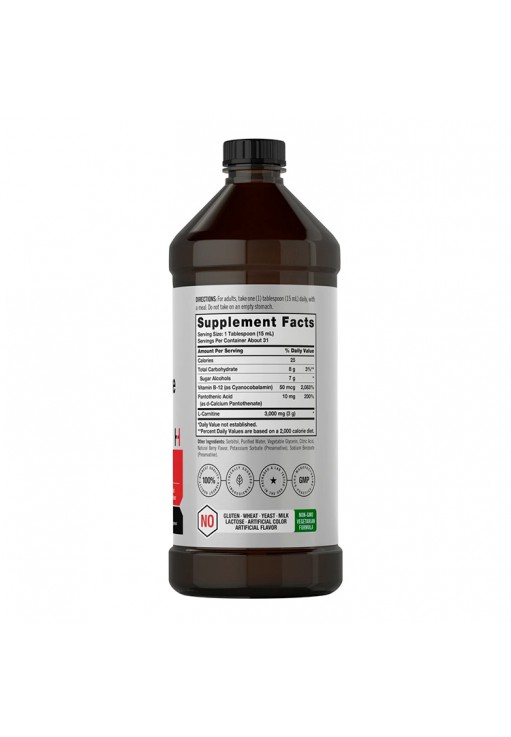 Карнитин Now Sports CARNITINE LIQUID 3000MG 16 OZ