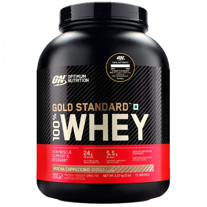 Сывороточный протеин Optimum Nutrition Gold Standard 100% WHEY Mocha Cappuccino 5lb 1111965