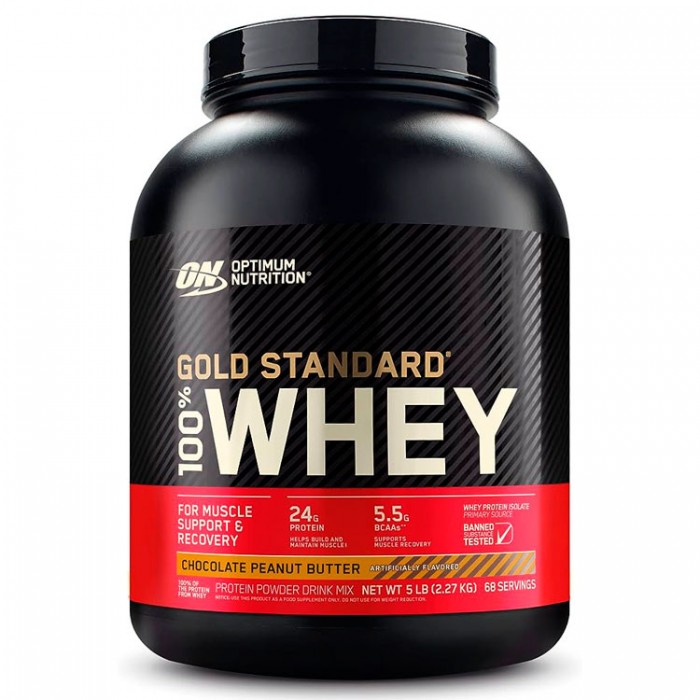 Сывороточный протеин Optimum Nutrition ON 100% WGS GF CHOCOLATE PB 5LB 10816561111966