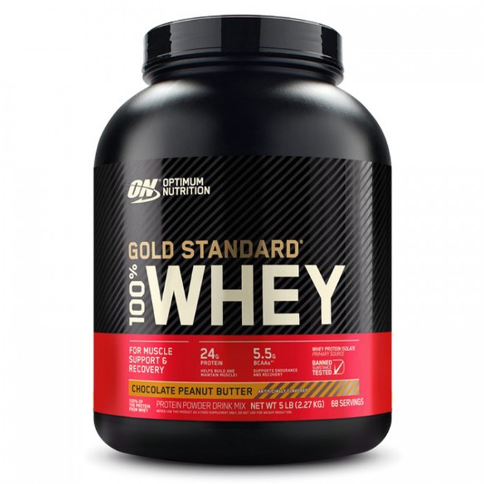 Сывороточный протеин Optimum Nutrition ON 100% WGS GF CHOCOLATE PB 5LB 10816561111966 - изображение №2