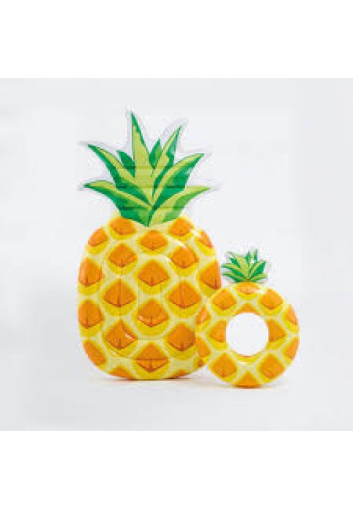 Надувной круг с ручками INTEX ANANAS