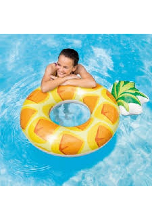 Надувной круг с ручками INTEX ANANAS