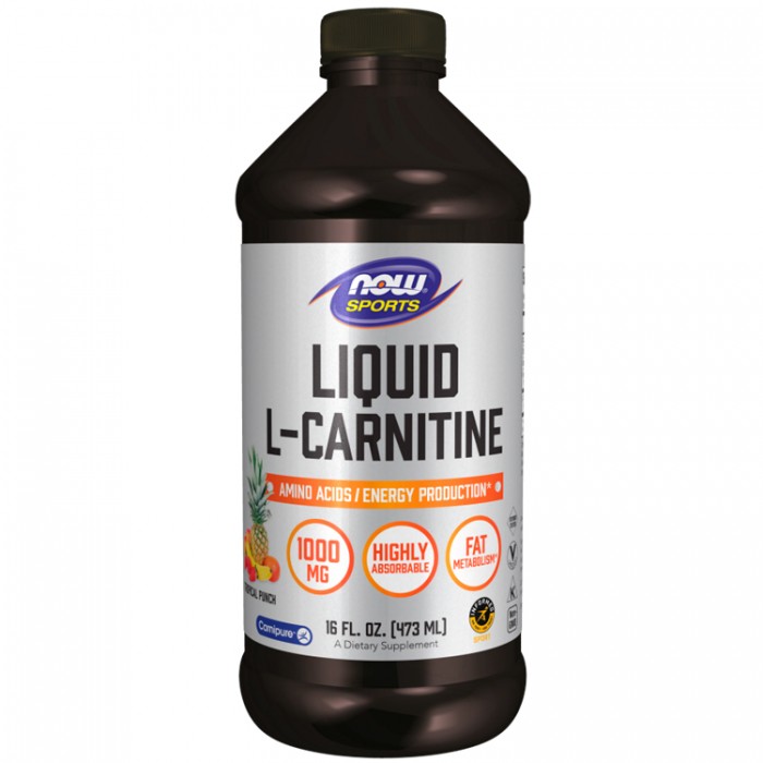 Карнитин Now Sports L-Carnitine Liquid, Tropical Punch NS0066