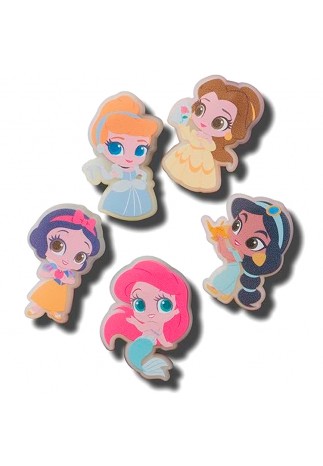 Джибитсы Crocs Dsny Princess LED 5 Pack