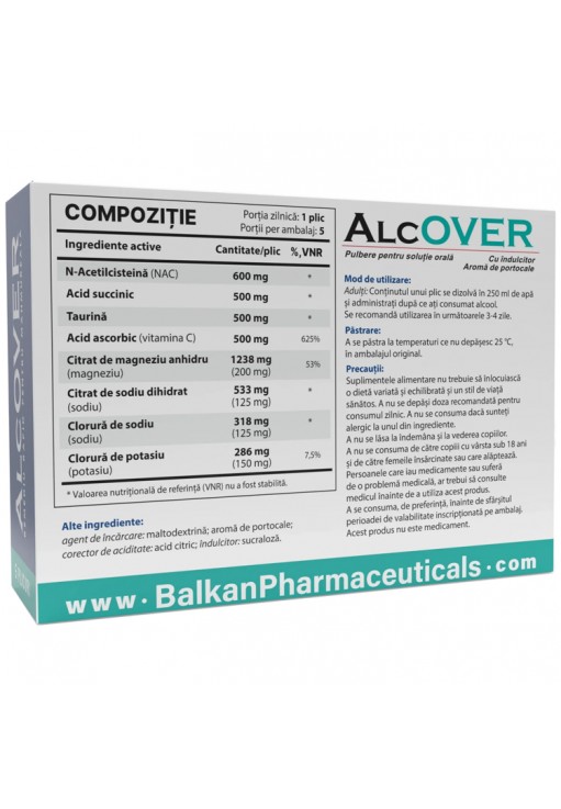 Vitamine Balkan Pharmaceuticals ALCOVER powder N5 50 gr