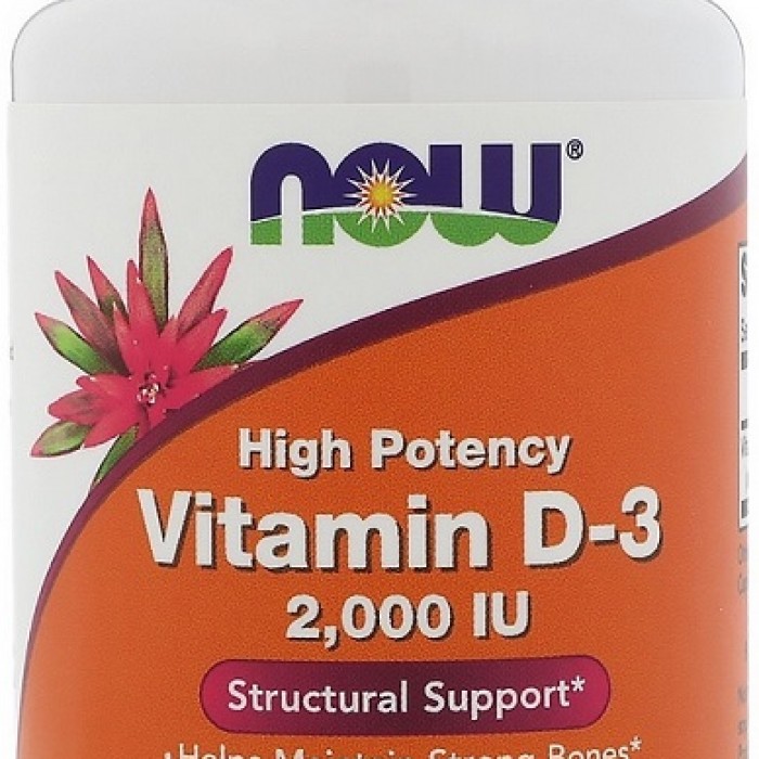 Витамины Now Foods Vit D-3 2000iu    120 SGELS NF367 - изображение №2