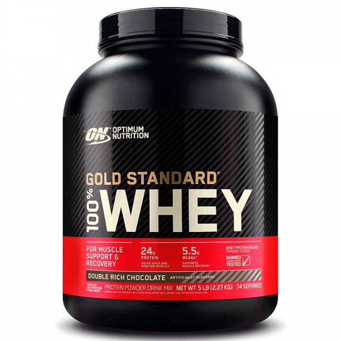 Сывороточный протеин Optimum Nutrition ON 100% WHEY GOLD DBL RICH CHOCOLATE 5LB 771484
