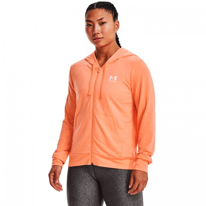 Hanorac Under Armour Rival Terry FZ Hoodie 1369853-868 - imagine №4