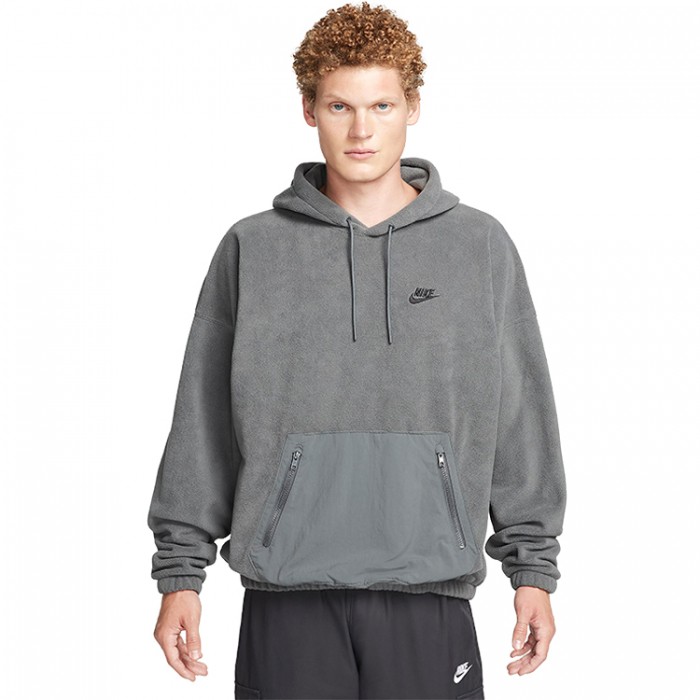 Толстовка Nike M NK CLUB+ POLAR FLC PO HOODIE FB8388-068 - 3 Толстовка Nike M NK CLUB+ POLAR FLC PO HOODIE FB8388-068 - 3