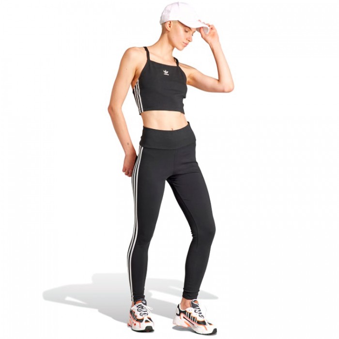 Panta-colanti cu bentita sub talpa Adidas 3 S LEGGINGS IP2968 - imagine №2