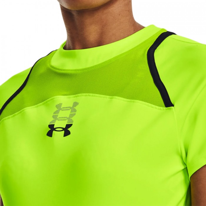 Tricou Under Armour UA Run Anywhere Crop SS 1376816-369 - imagine №5