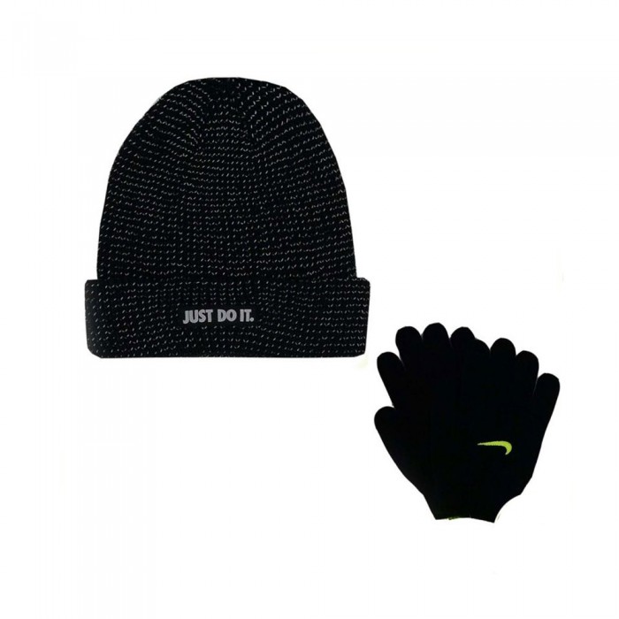 Set Caciula + Manusi Nike REFLECTIVE BEANIE/GLOVES SET 9A2943-F69