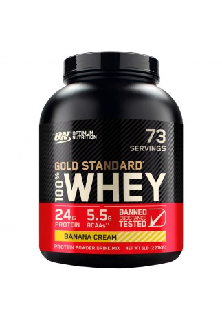 Proteine din zer Optimum Nutrition Gold Standard 100% WHEY Banana Cream 5lb