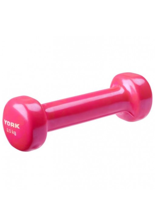 Gantera 0.5 kg YORK Vinyl Dipped Dumbbells (Fitbell)
