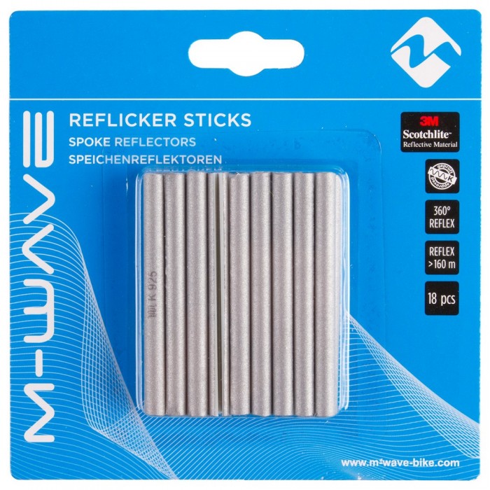 Отражатель M-WAVE M-WAVE Reflicker Sticks spoke reflector 466670 - изображение №4