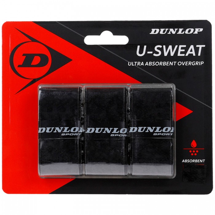 Banda pentru racheta 3 buc Dunlop Tac U-Sweat OverGrip 3pcs 613270