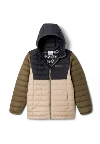 Scurta Columbia Powder Lite Boys Hooded Jacket