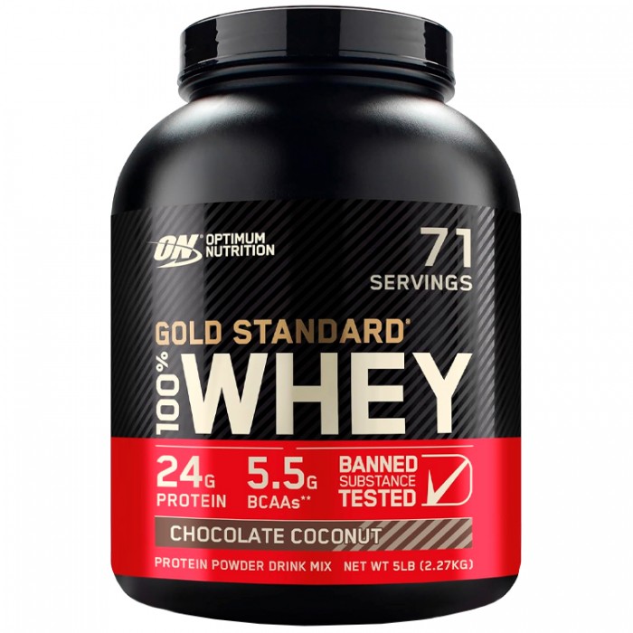 Сывороточный протеин Optimum Nutrition Gold Standard 100% WHEY Chocolate Coconut 5lb 1111972