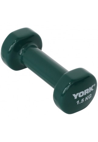 Gantera 1.5 kg YORK Vinyl Dipped Dumbbells (Fitbell)