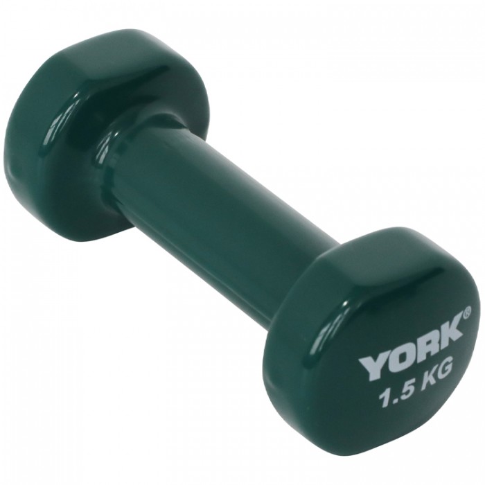Gantera 1.5 kg YORK Vinyl Dipped Dumbbells (Fitbell) 1672