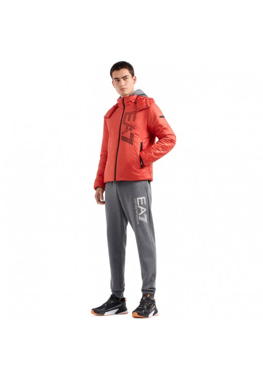 Scurta EA7 EMPORIO ARMANI TECHNICAL FABRIC PADDED JACKET WITH HOOD